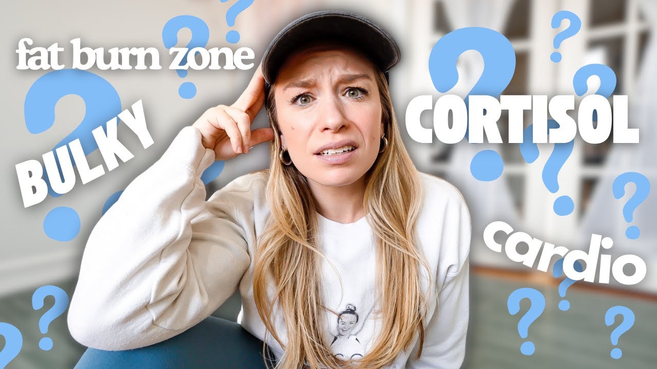 DEBUNKING THE TOP FITNESS MYTHS | cortisol, fat burn zone, cardio & more!
