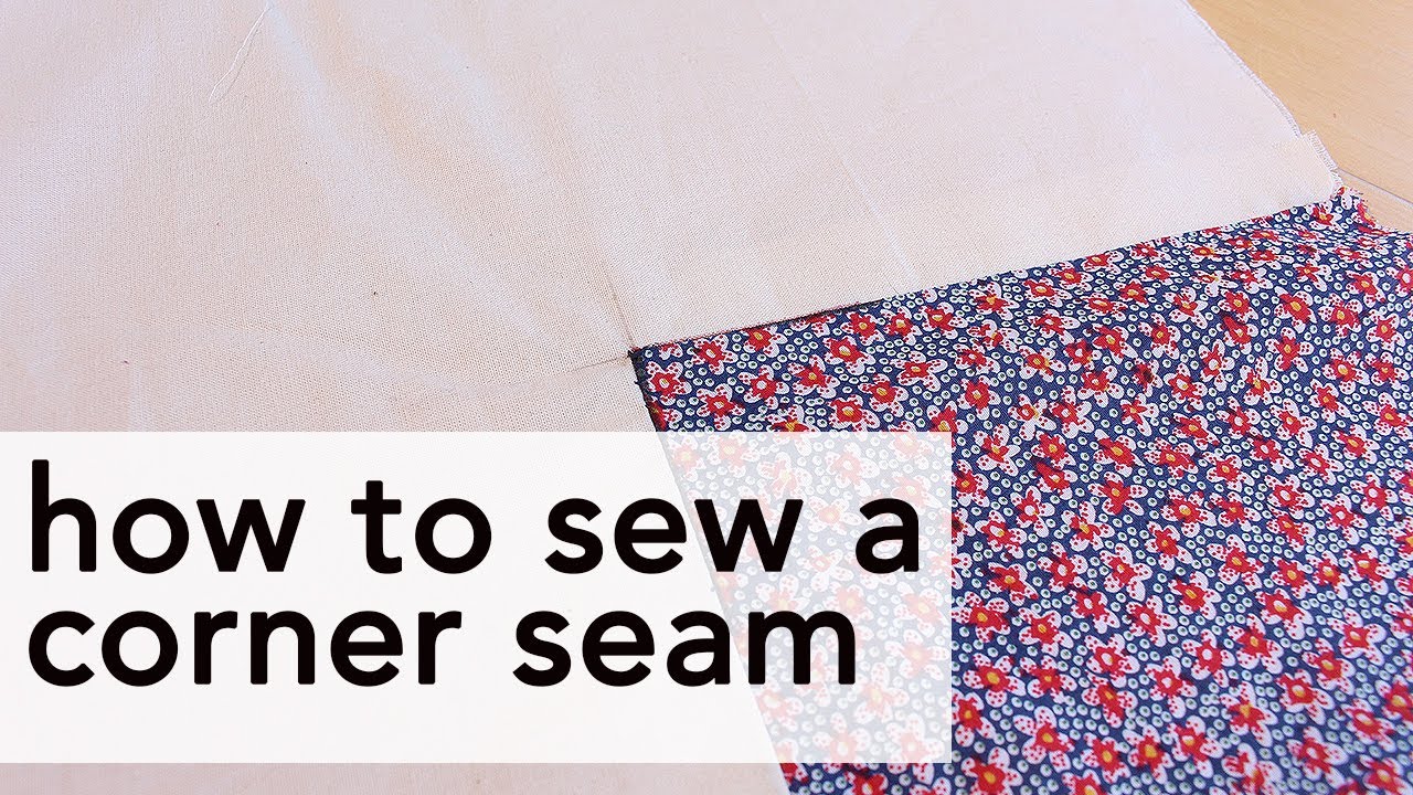 How to Sew a Corner Seam | Vintage on Tap