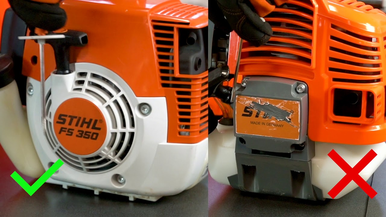 &iquest;C&oacute;mo reconocer una m&aacute;quina original STIHL?