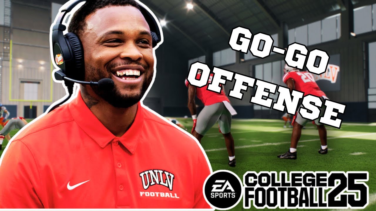 Run the GO-GO OFFENSE Like UNLV in College Football 25!!!
