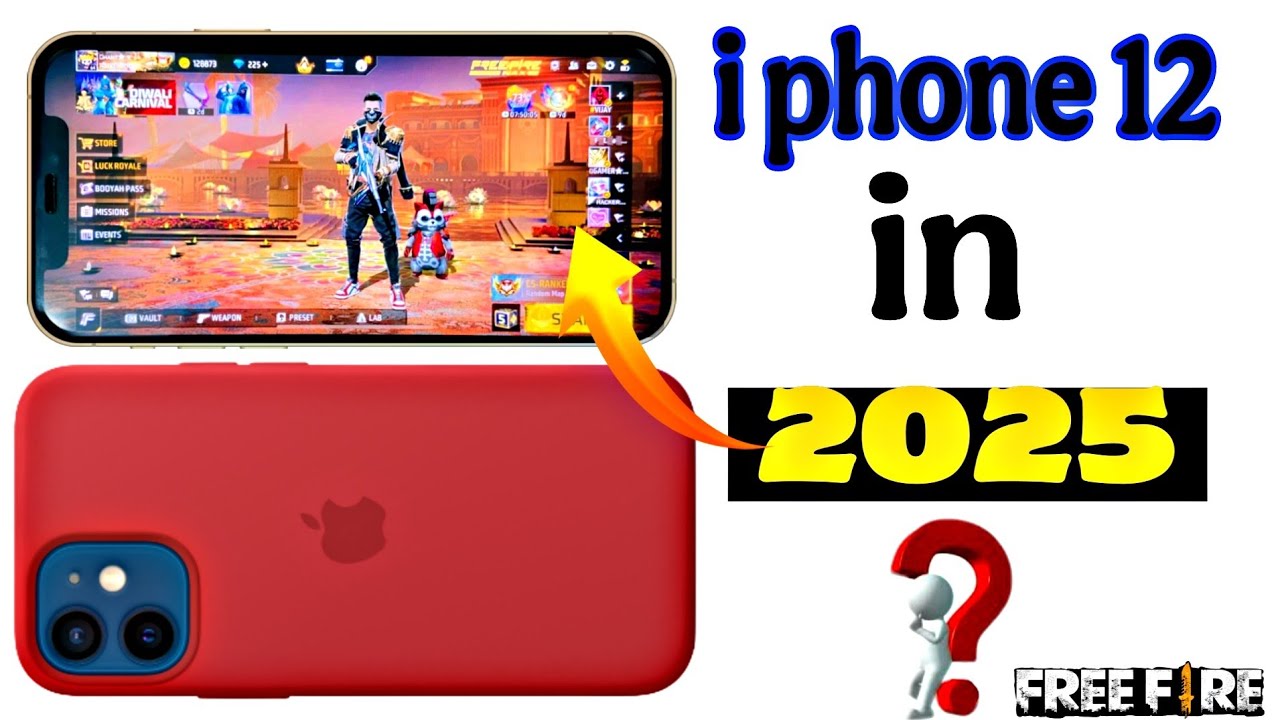 i Phone 12 gaming test free fire in 2025 😱// i phone 12 free fire test 🔥