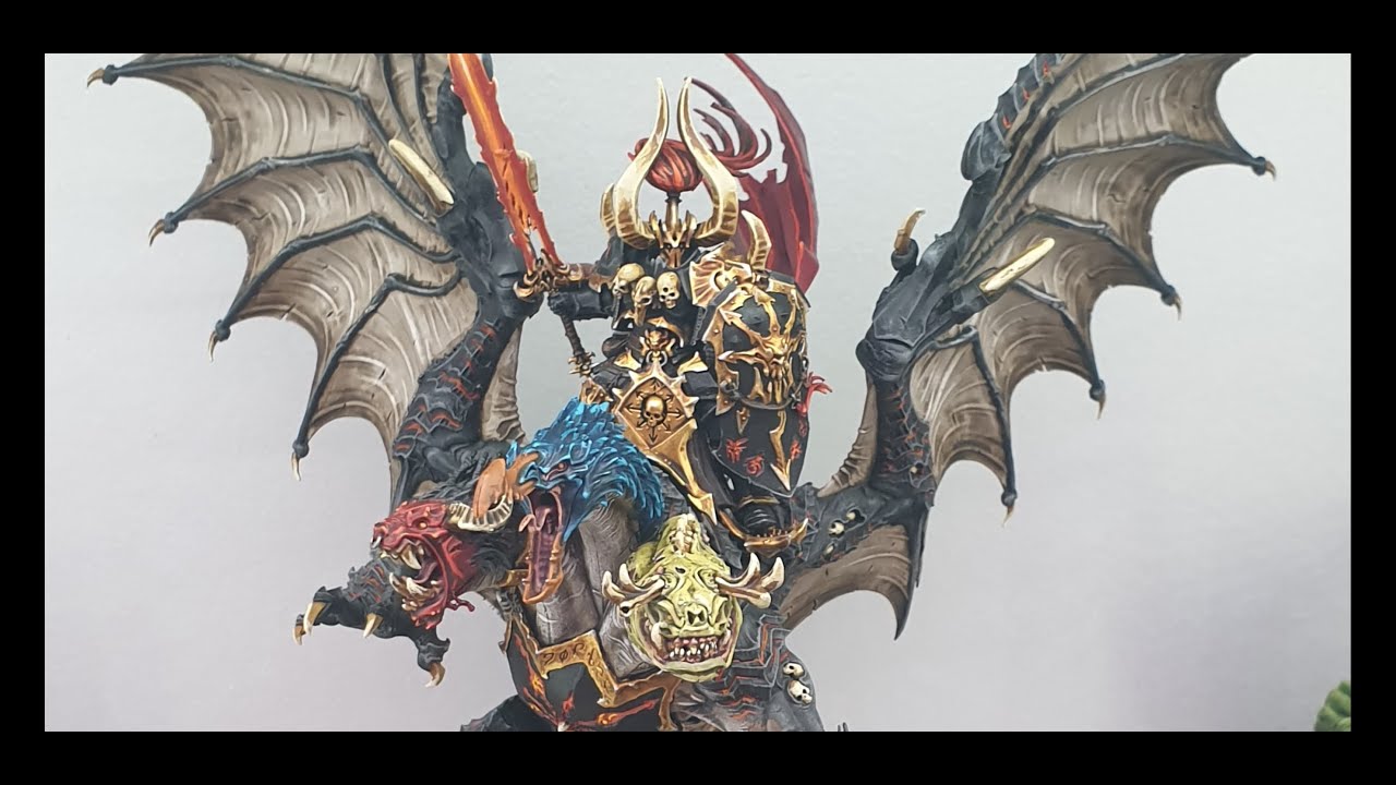 Archaon, Exalted Grand Marshal of the Apocalypse - Painting time lapse
