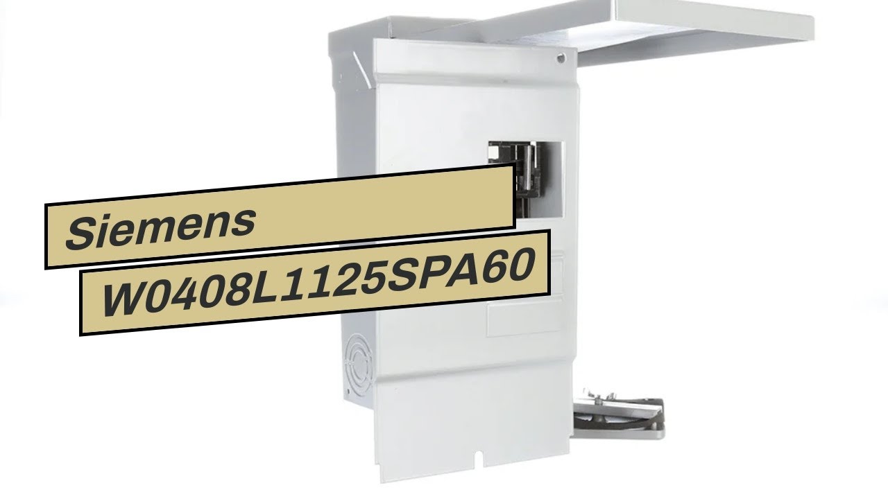 Панель управления Siemens W0408L1125SPA60 60 А, серая