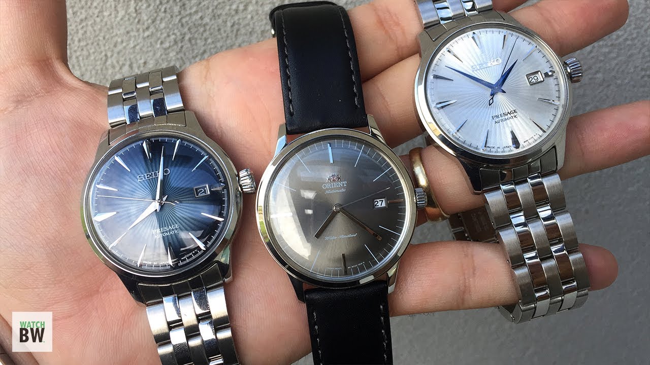 Seiko Cocktail Time Comparison - Gorgeous Dress Watches