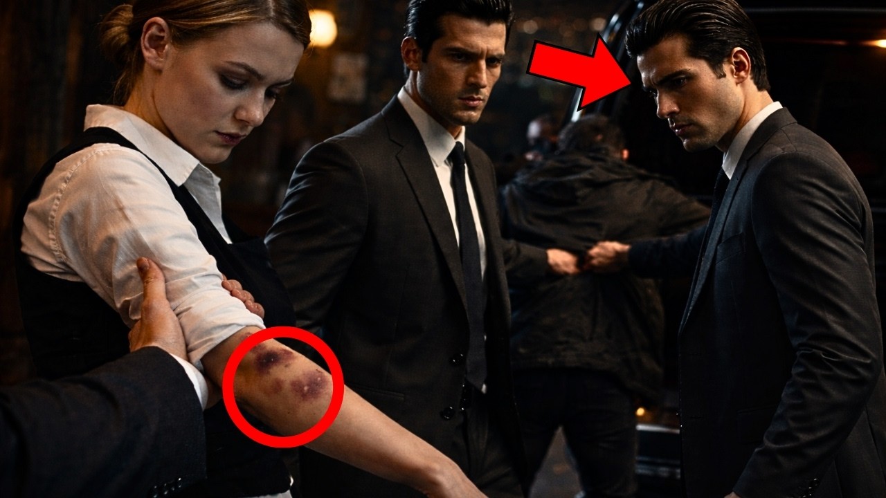 Mafia Boss Notices Waitress Hiding Bruises — That Night Her Boyfriend Was 