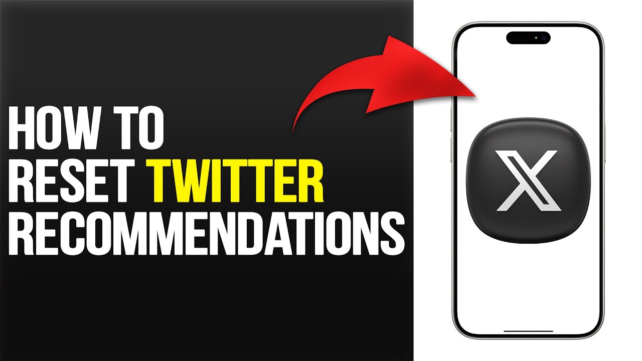 How To Reset Twitter Recommendations (How To Clear/Delete Twitter Recommendations)