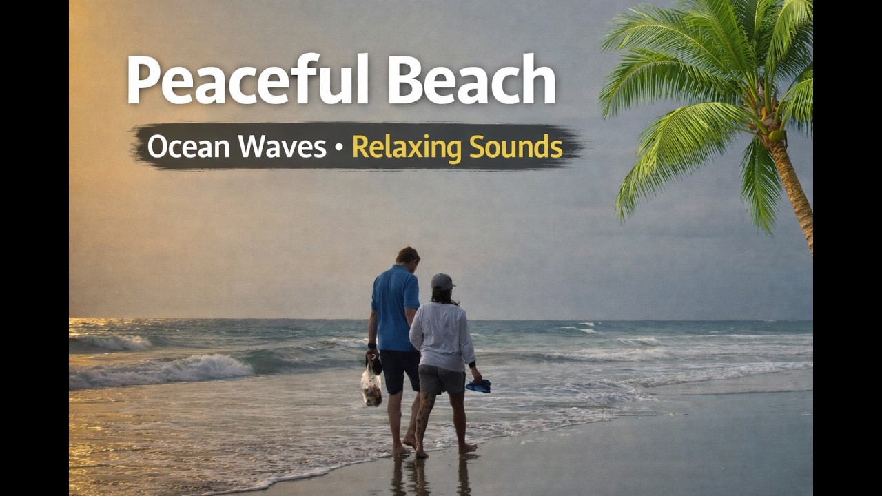 Ban Phe Rayong Thailand 🌅 Beach Sunset | Ocean Waves & Relaxing Music | Original Footage