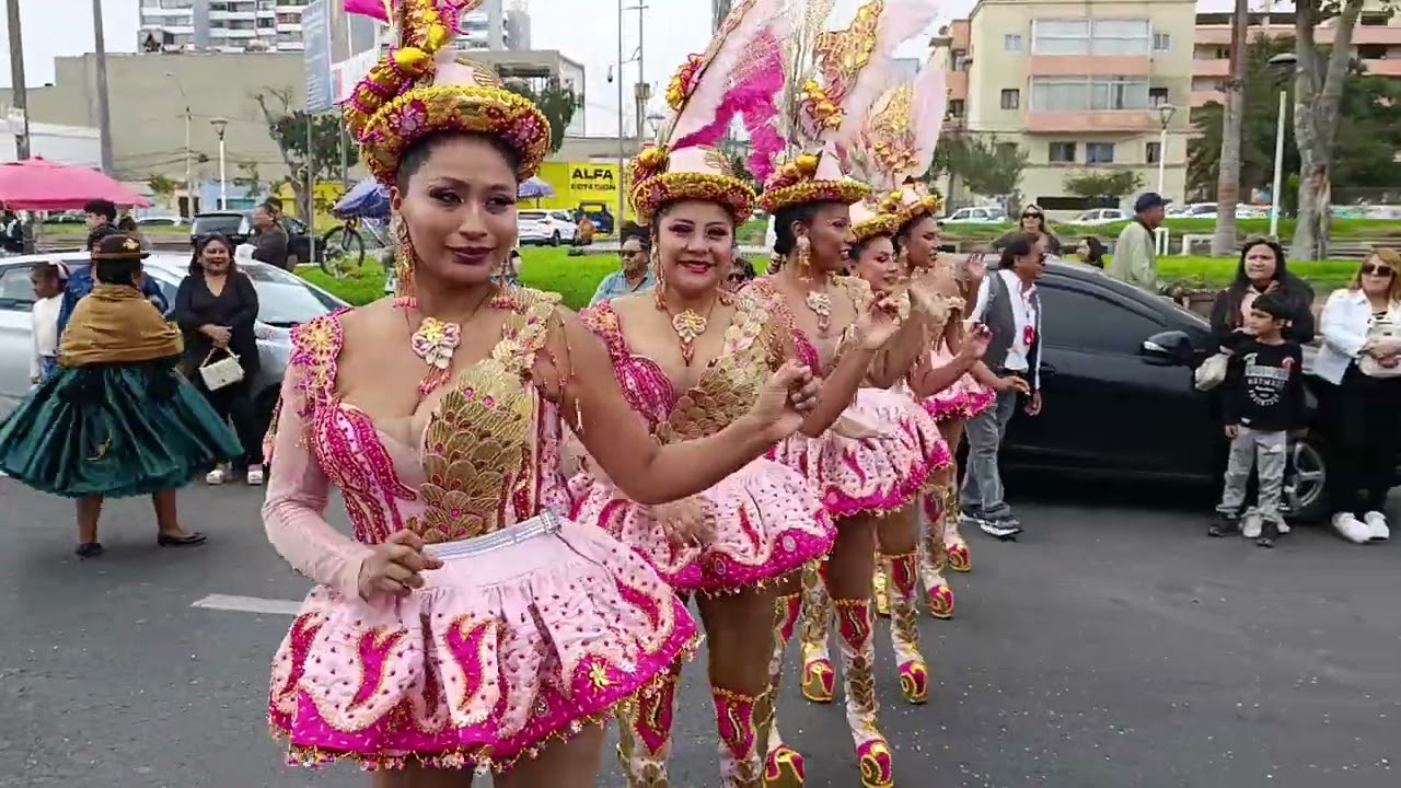 Festividad Sagrado Corazón  Morenada Achachis Generación 90