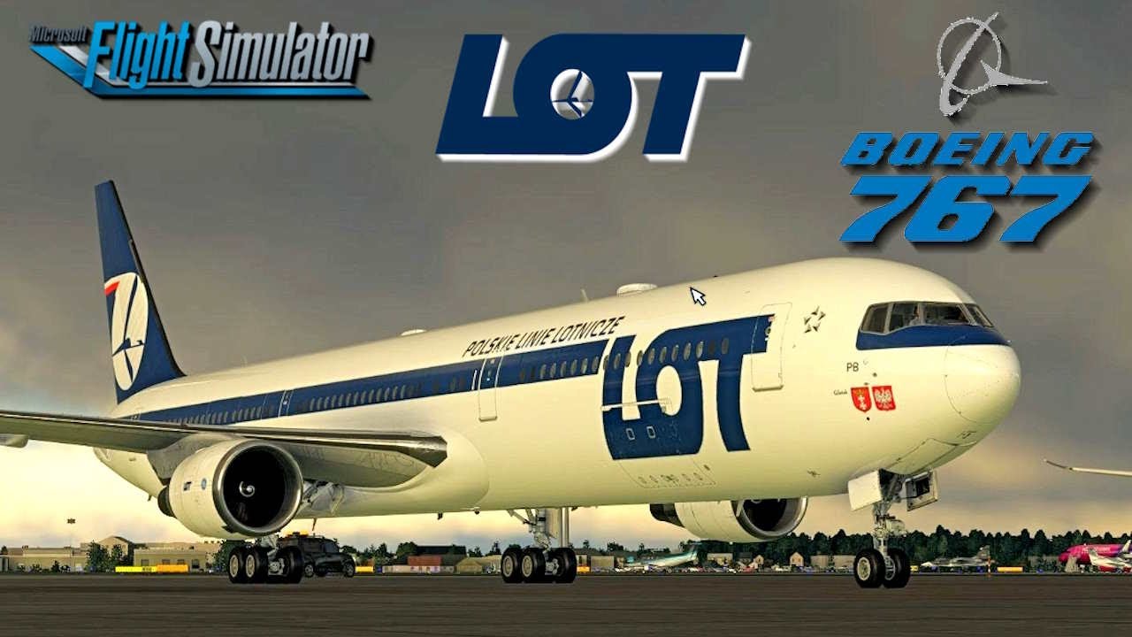 Boeing 767-400ER CS + WorldlinerRS Mod | LOT | - MSFS 2020 ✈️ Kraków EPKK - Tunis DTTA