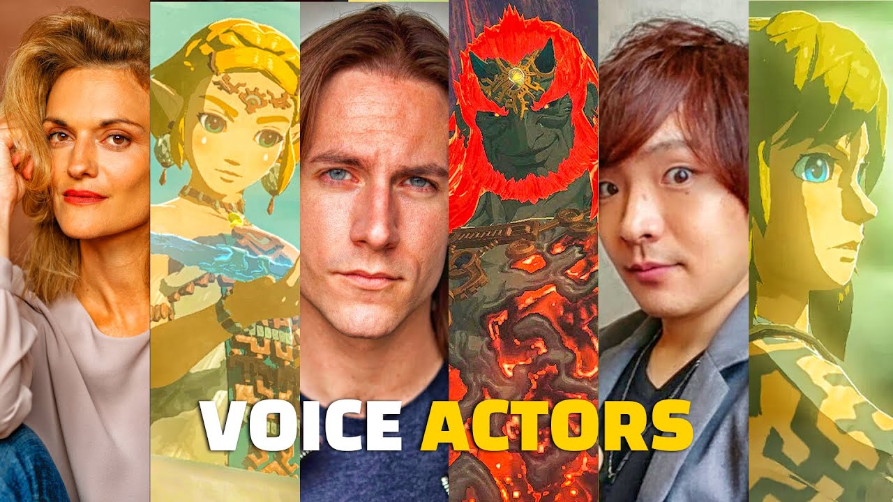Zelda Tears of the Kingdom CHARACTERS & VOICE ACTORS 2023 (All Characters Included)