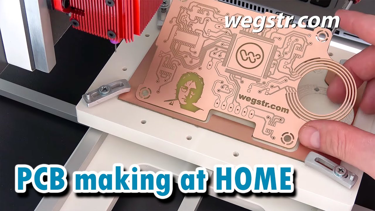 Best PCB manufacturing process with auto level - STEP by STEP tutorial DIY