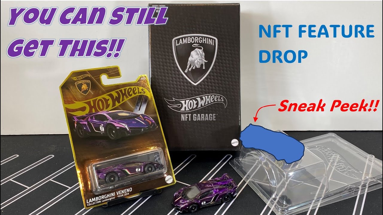NFT Lamborghini Veneno HOT WHEELS FEATURE DROP - You can still get it! #fyp