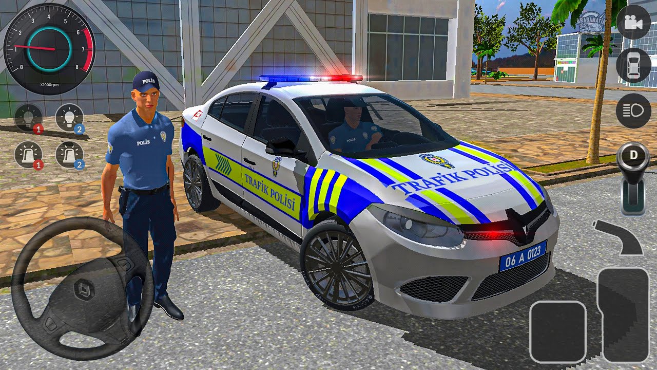 Renault Fluance Türk Polis Arabası Sürüş Oyunu - Polis Oyunu 2026 #208 - Android GamePlay
