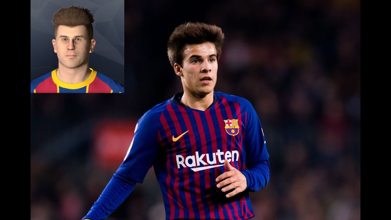 RIQUI PUIG face/rostro BARCELONA for PES2017 and PES2018