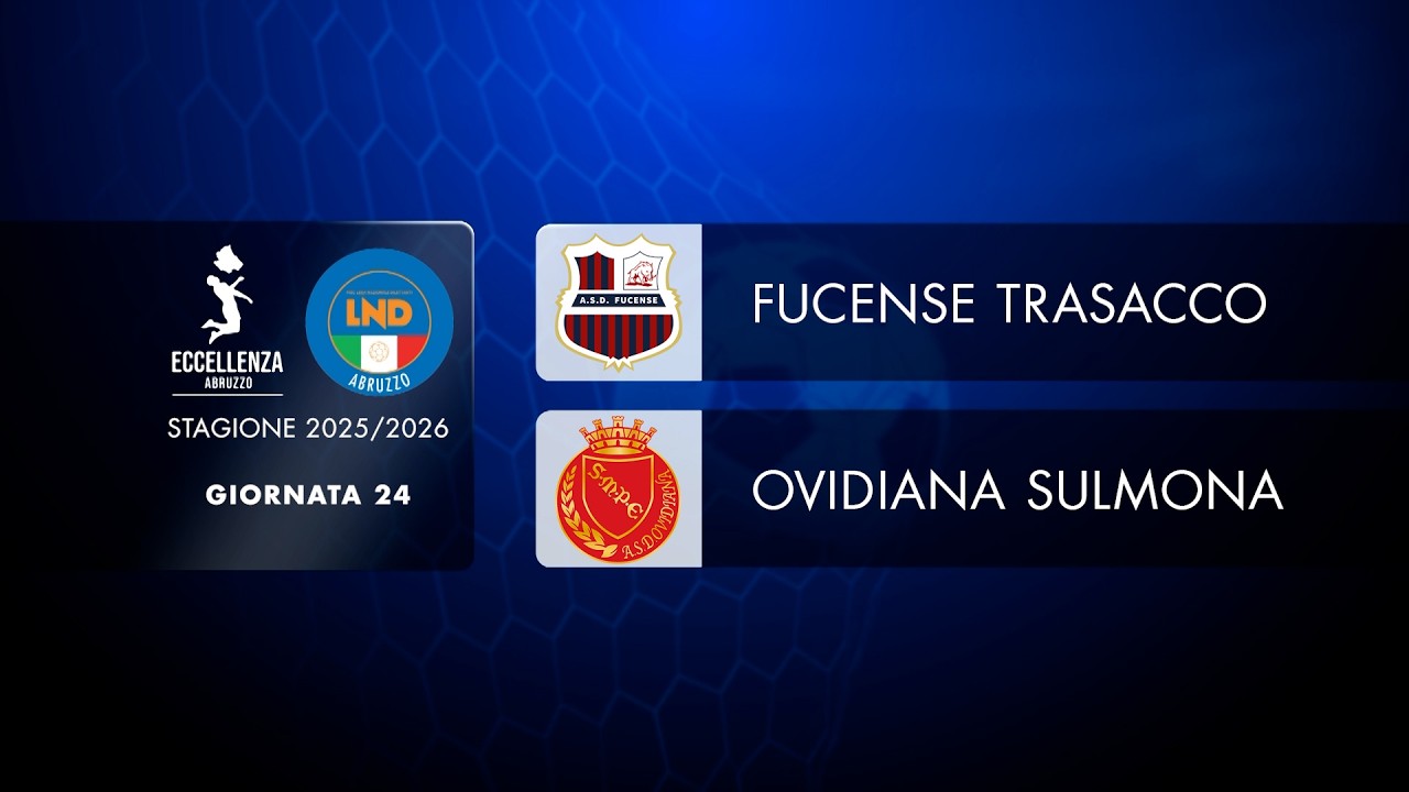 Eccellenza | 24° giornata: Fucense Trasacco - Ovidiana Sulmona (1-1)