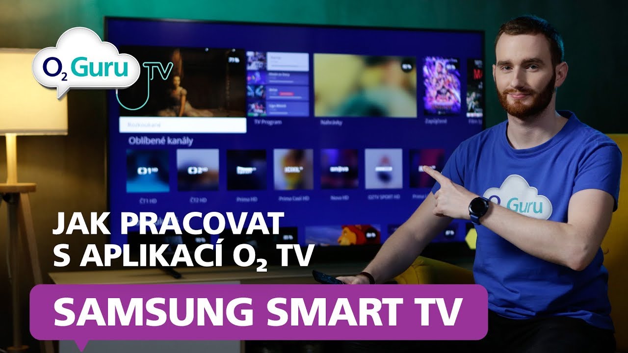 Jak pracovat s aplikací O2 TV v televizi Samsung?