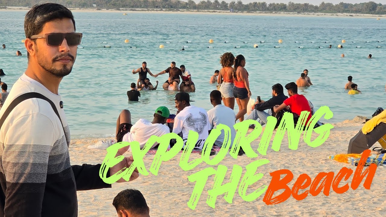 Exploring the best beach  abu dhabi | corniche,sadiyat,marina beach #bestlocation @Daily Life NRI