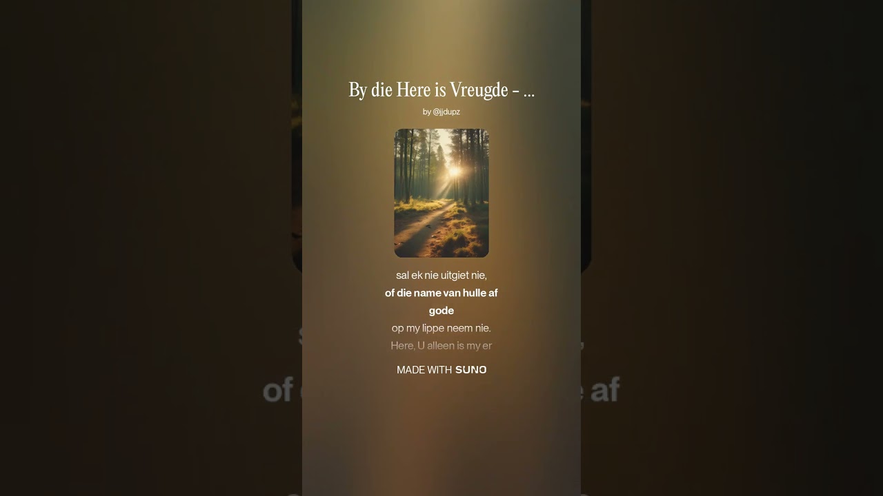 By die Here is Vreugde - Psalm 16 NLV