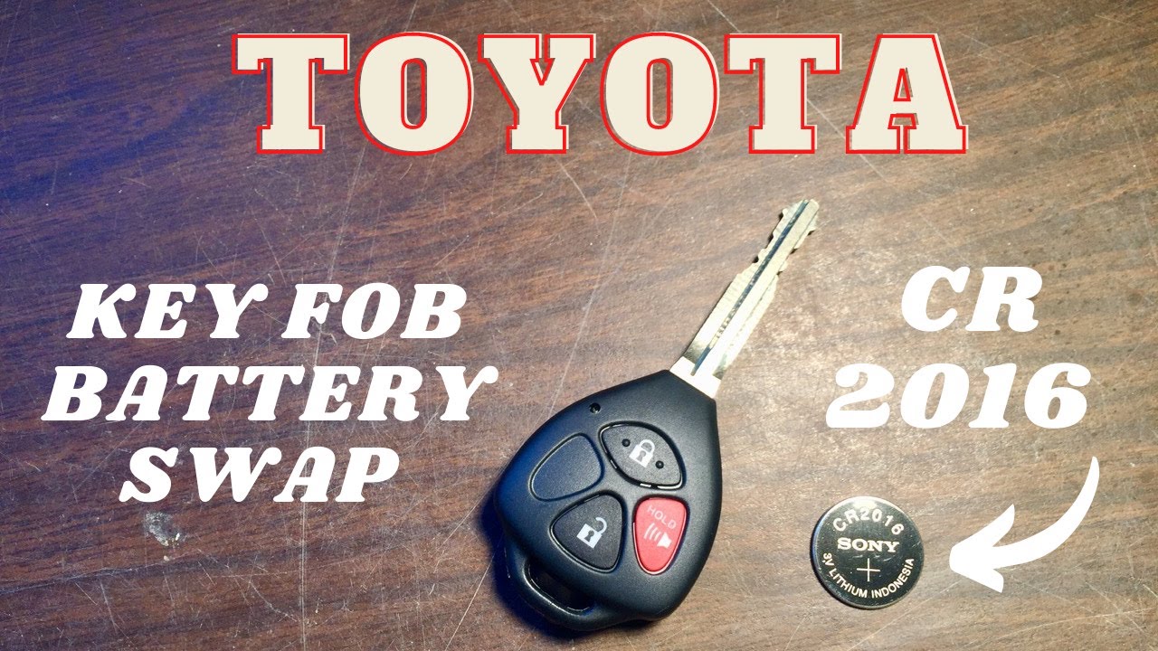 2011 Toyota RAV4 Key Fob Battery Swap CR2016