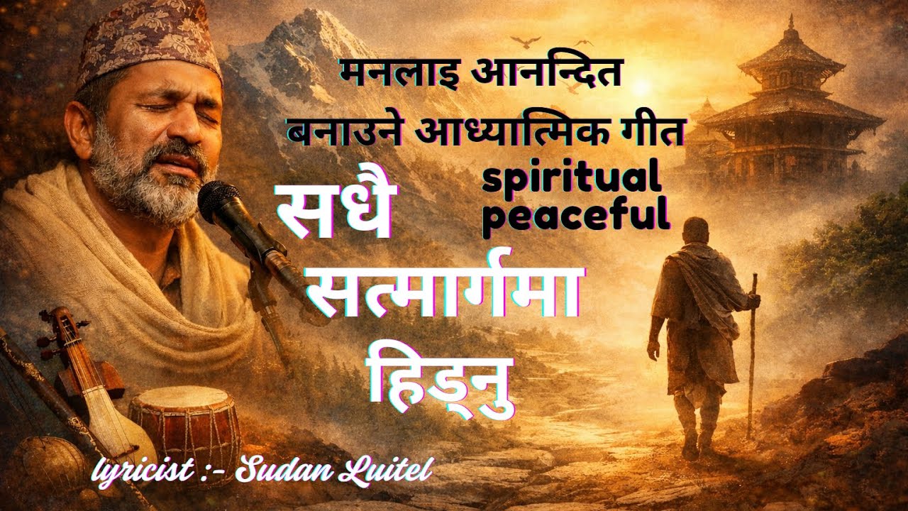 सधै सत्मार्गमा हिड्नु ( बुद्द दर्शनमा आधारित आध्यात्मिक गीत  #peace #worldpeace #song #love #nepal 