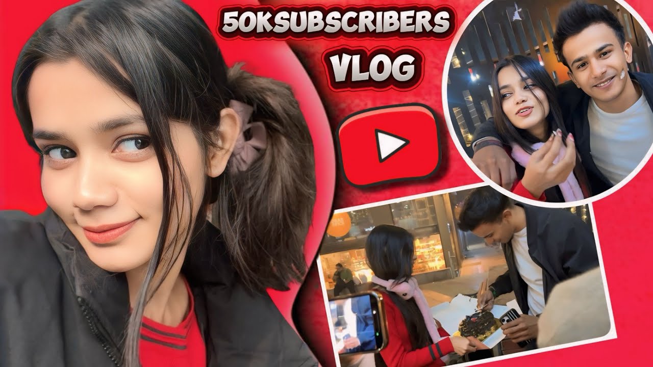 ANKUSH KO KRA SURPRISE 😍❤️ 50K COMPLETED ON YT 🥹❤️