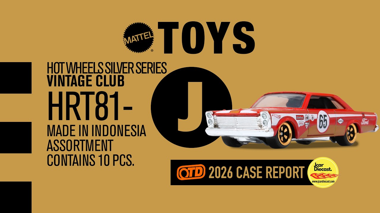 Hot Wheels VINTAGE RACING CLUB // Silver Series 2026 J case presented by 1 Stop Diecast