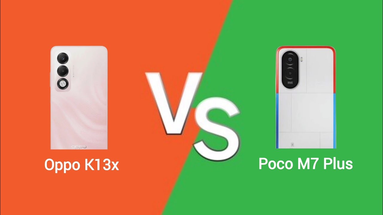 Oppo K13x vs Poco M7 Plus Full Comparison 🔥l