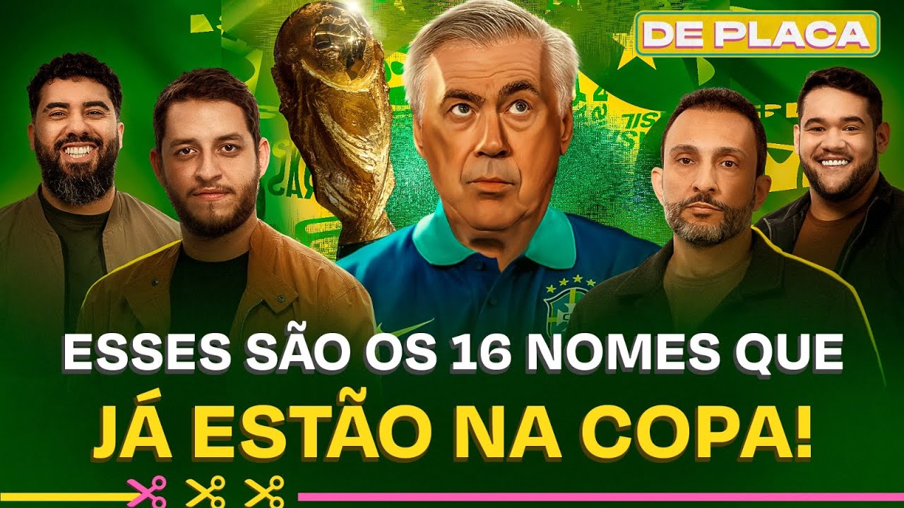 QUAIS SÃO OS 16 NOMES CERTOS NA COPA PARA ANCELOTTI? 