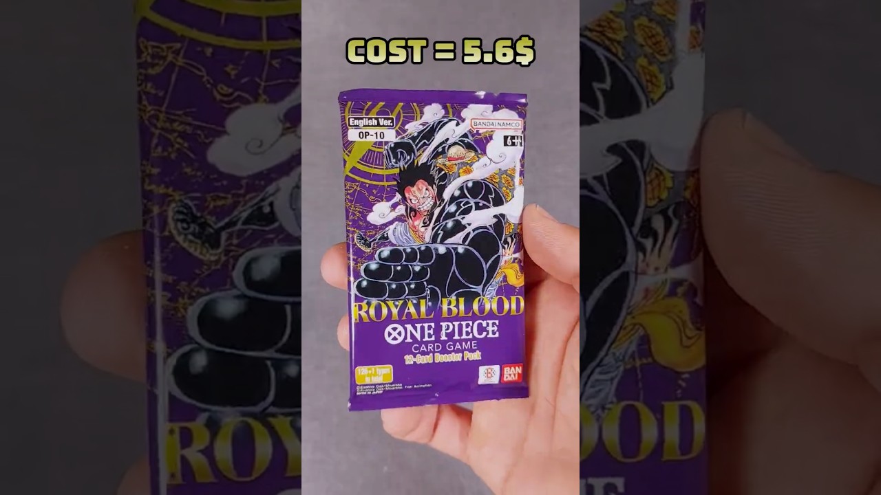 Day 8 of 365 &ndash; Open One Piece Card Game - OP10 Royal Blood&ndash;Pack #8 | Open One Piece TCG #onepiecetcg