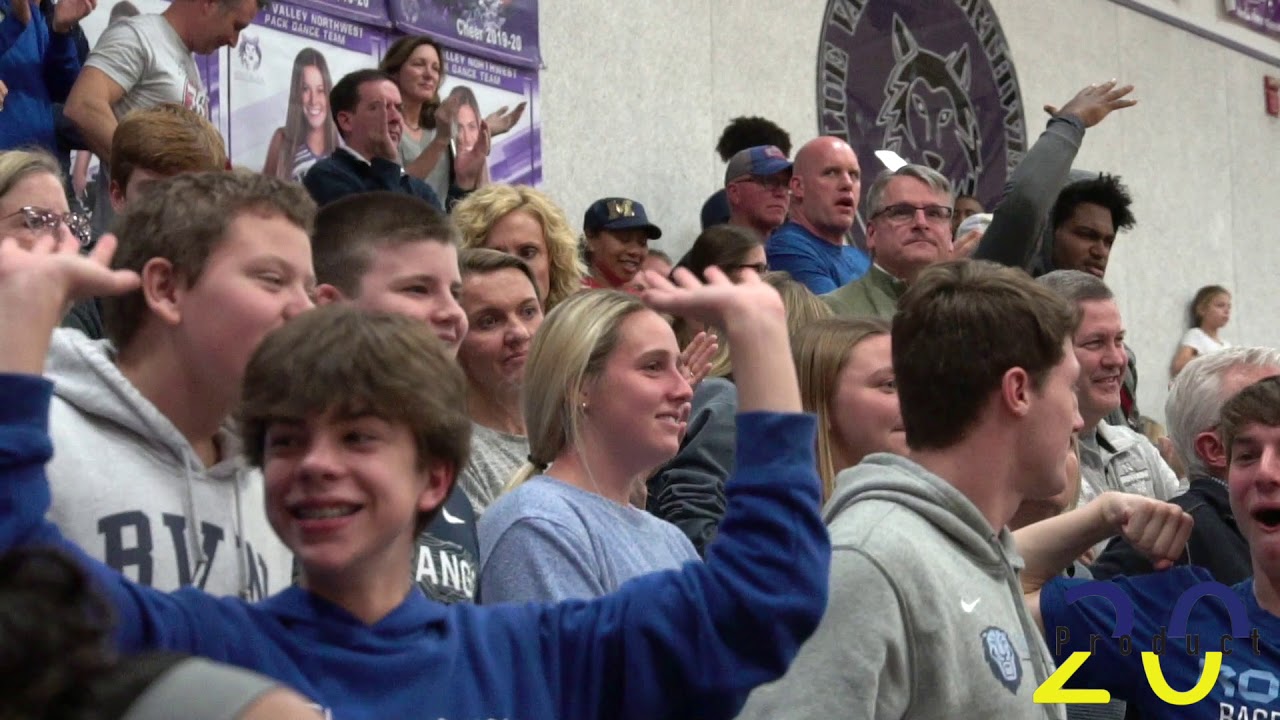 FANS PACK THE GYM FOR BIG RIVALRY GAME: Blue Valley North vs Blue Valley Northwest