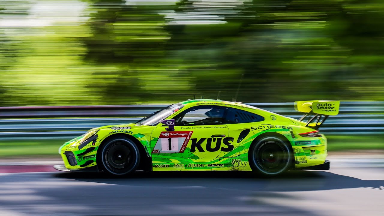 2022 24 Hours of N&uuml;rburgring - #1 Grello Manthey Racing Onboard until Vanthoor crash