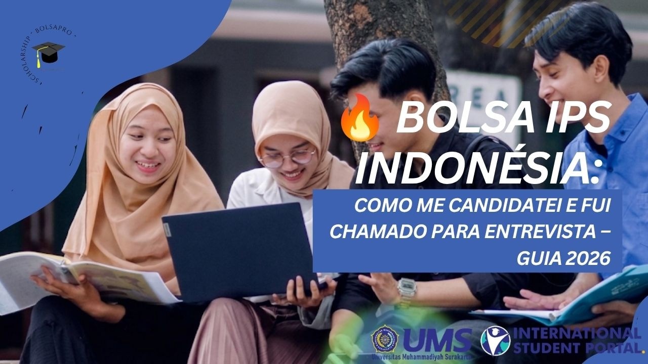 🔥 Bolsa IPS Indonésia: Como Me Candidatei e Fui Chamado para Entrevista – Guia 2026
