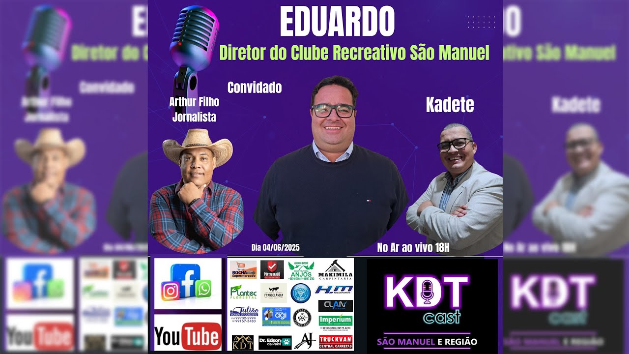 Episódio 005#  Bate-papo exclusivo com Eduardo, o Diretor do Clube Recreativo São Manuel!
