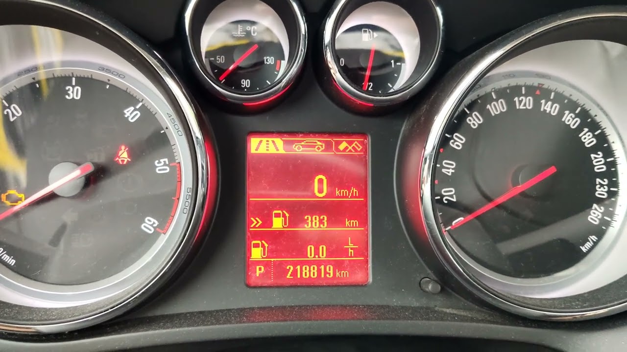 Opel Zafira C - co potrafi wyświetlacz licznika? Rozszerzenie, rozbudowa, dodanie opcji Uplevel Komb