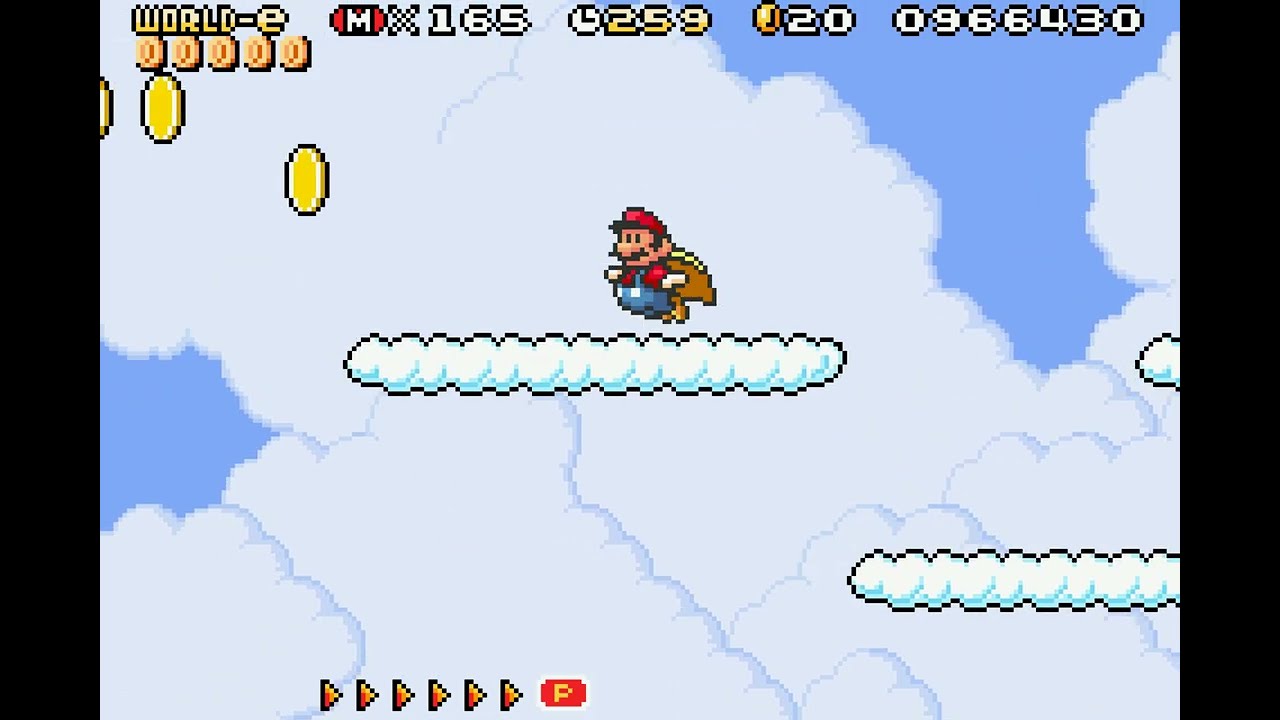 Super Mario Advance 4 - World-e - Caped Escape