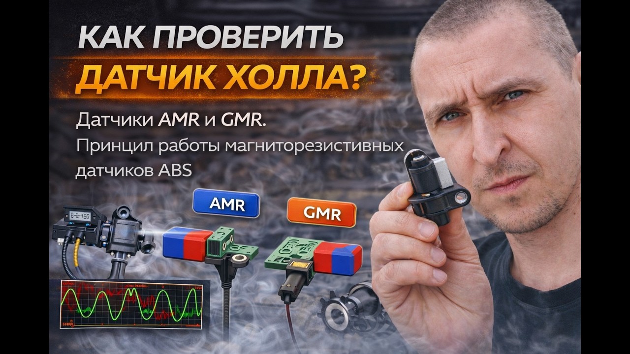 Как проверить датчик Холла? датчики AMR и GMR. Принцип работы магниторезистивных датчиков ABS