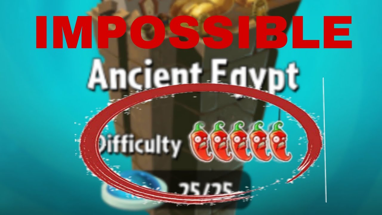 IMPOSSIBLE ANCIENT EGYPT (plant vs zombies2)