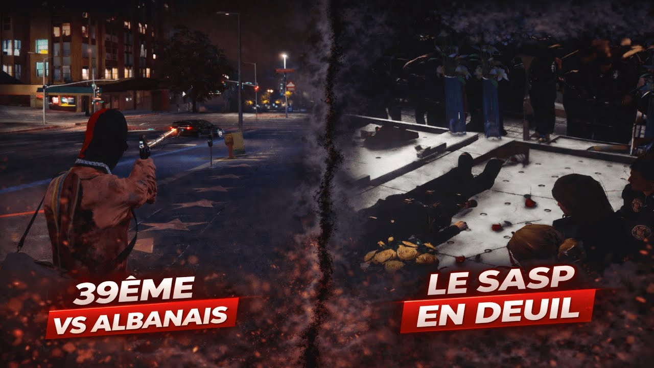 ALBANAIS VS 39EME 🔫 LE SASP EN DEUIL 👮‍♂️ LE DERNIER AUREVOIR 👋 BEST OF FLASHBACK