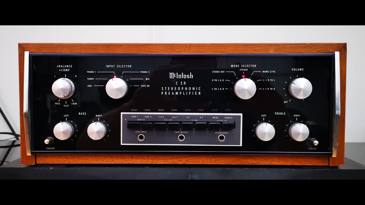 McIntosh C28 Solid State Stereo Preamplifier (1970-1978)