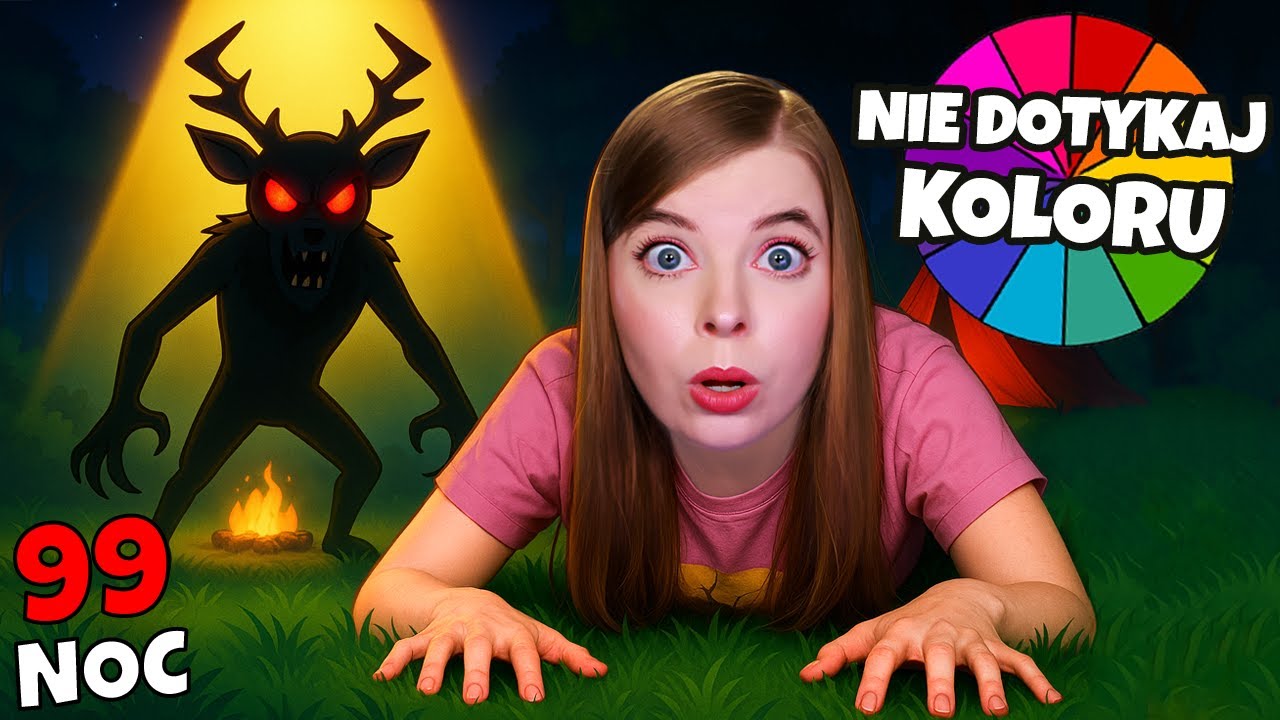 Nie Dotknij Koloru CHALLENGE🟢🎨99 Nocy w Lesie w Roblox
