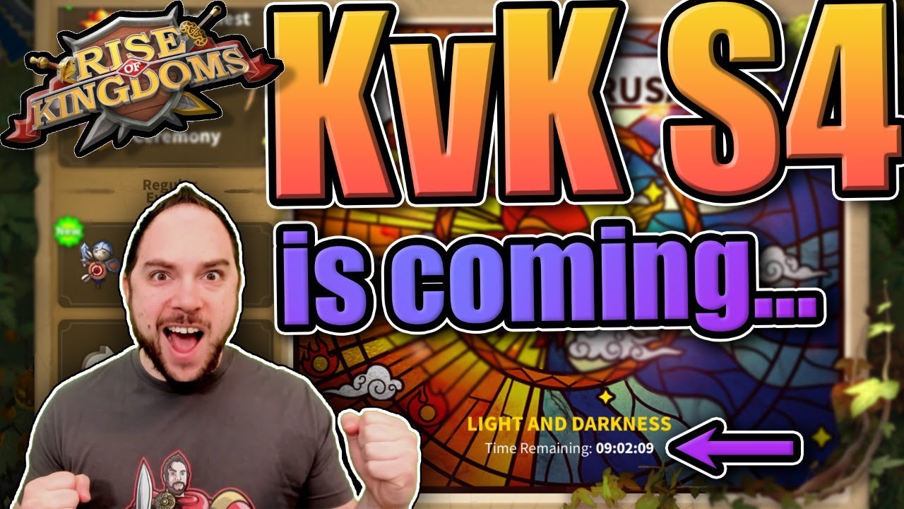 KvK Season 4 Light and Darkness is coming SOON + Karuak | Rise of Kingdoms (RoK)