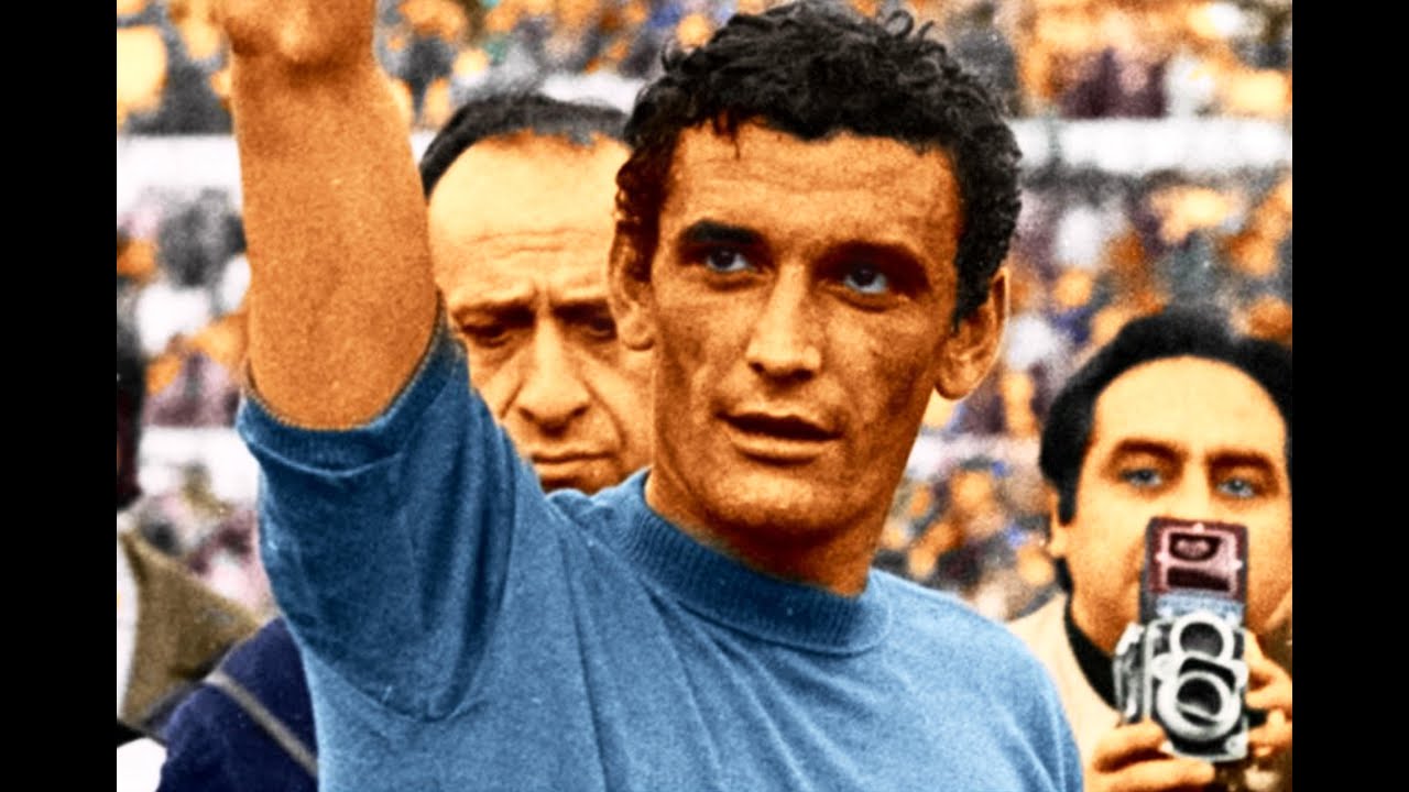 ( RIVA-gol ) Germania est-Italia 2-2 (1969) (doppietta di Riva)