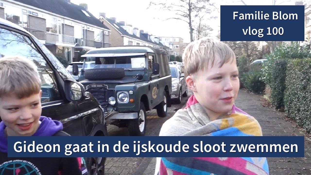 Verven, verven, verven... en een ijskoud avontuur van Gideon - Familie Blom #vlog 100