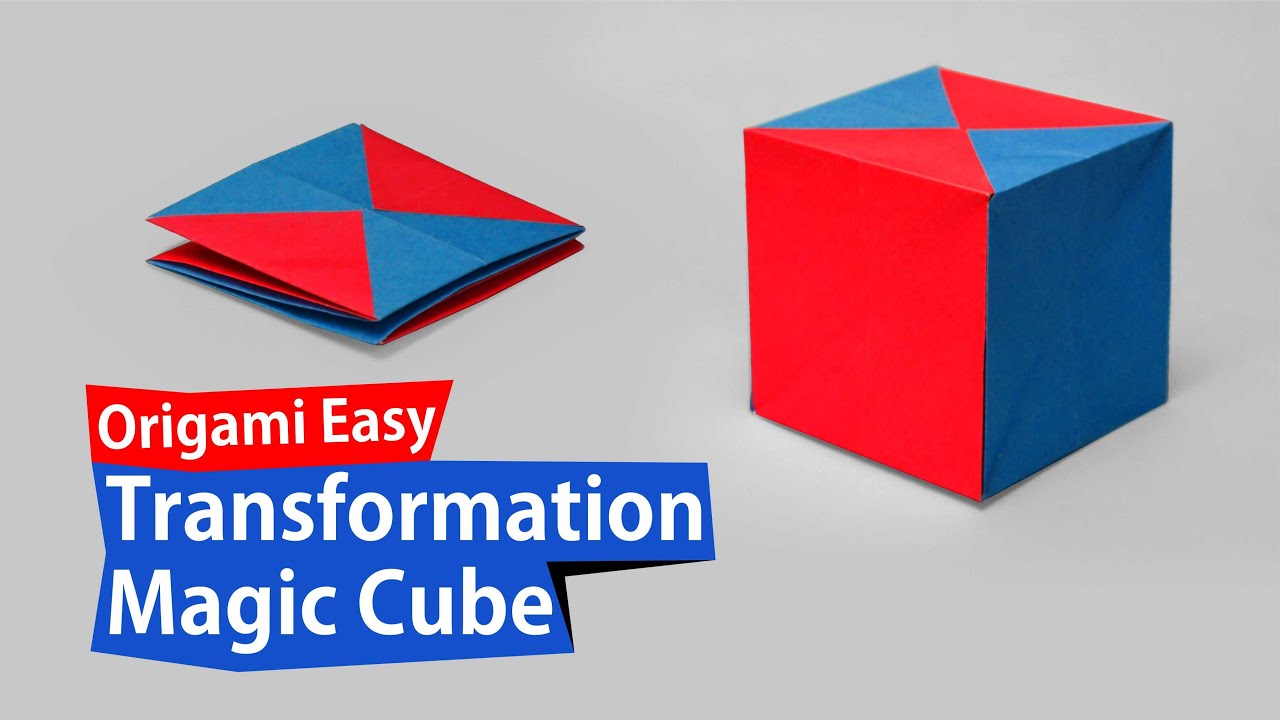 Origami Transformation Magic Cube Easy