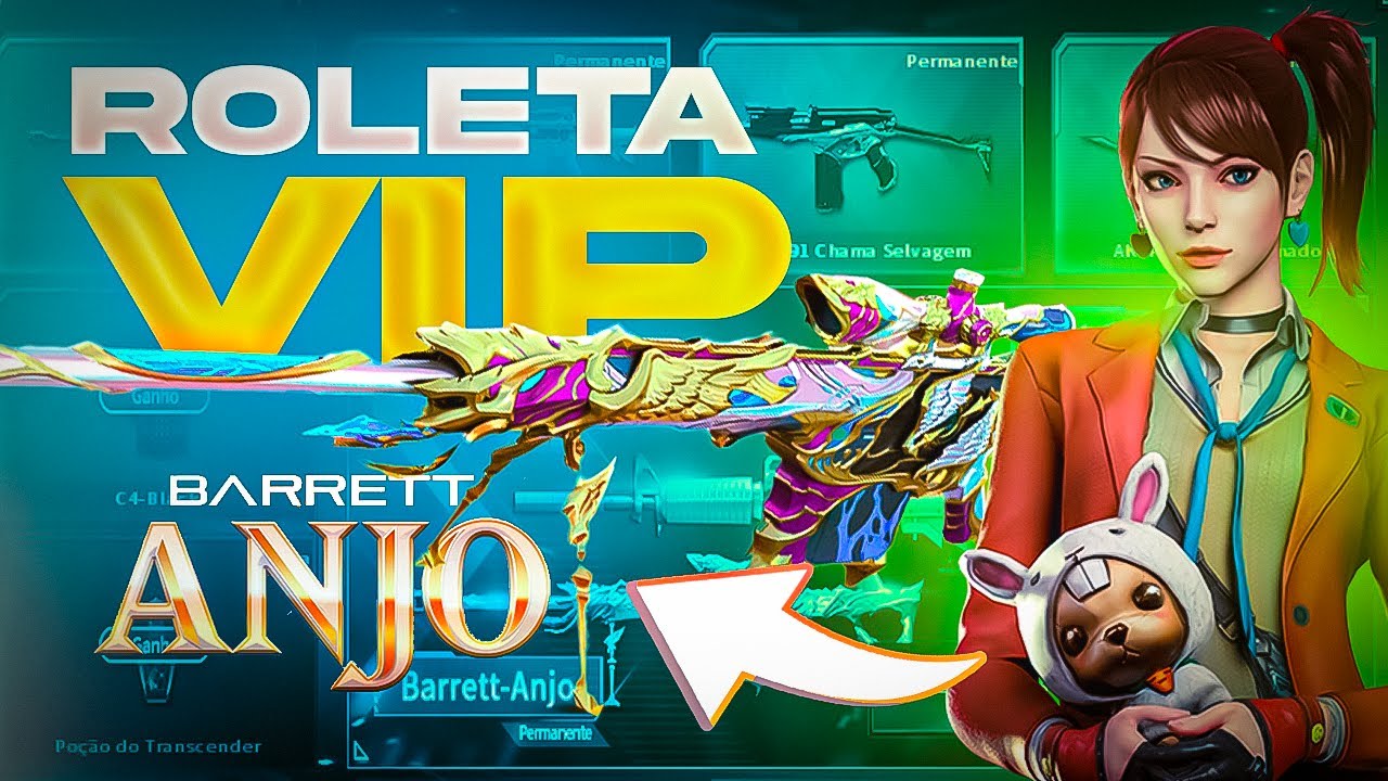 CF AL | Roleta VIP  com Barret ANJO - Pra Abençoar esse JOGO 😍