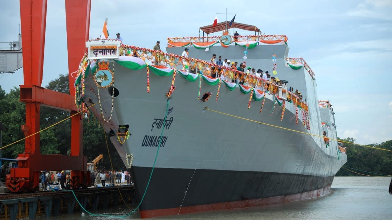 India Launches 4th Nilgiri-Class P17A Frigate