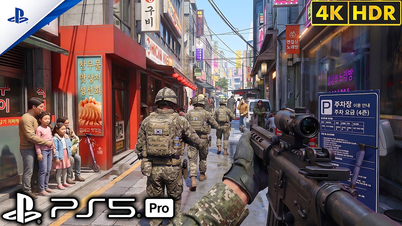(PS5) South Korea Turns Into a War Zone | Ultra Realistic Gameplay [4K60FPS] Call of Duty