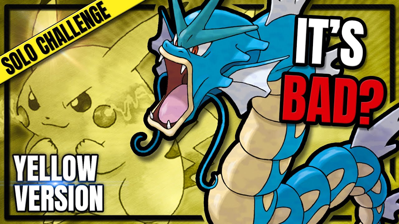 Gyarados Only - Pokemon Yellow - Is it... bad?