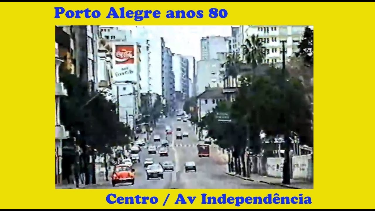 PORTO ALEGRE ANOS 80 / Centro numa tarde de Domingo / Av. Independência