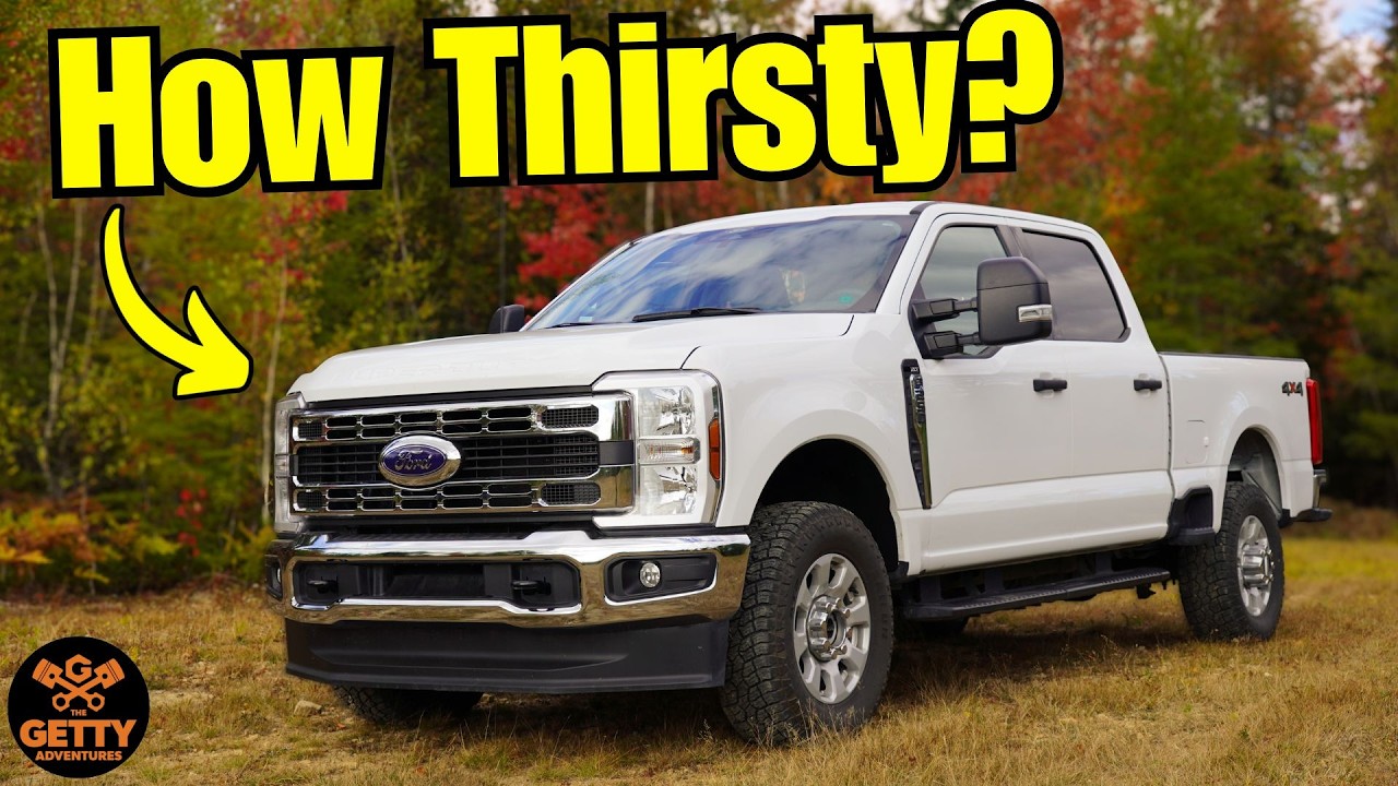 Тест расхода топлива Ford F-250 7.3L GODZILLA V8 | УДИВИТЕЛЬНАЯ правда об экономии топлива!